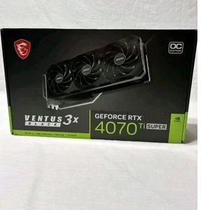 MSI Geforce RTX 4070 Ti Super 16G Ventus 3X Black OC Graphics Card (NVIDIA) - Afbeelding 1 van 4