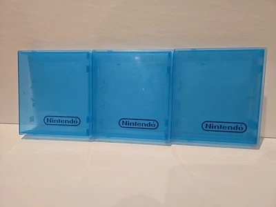 3x Estuche Cartucho Juego Claro Plástico Duro Oficial Nintendo NES Foto 1 de 2