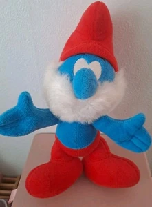 Papa Schlumpf Vintage 1999 Plüsch Sammlerstück Retro 11 Zoll Stofftier Sammlerstück - Bild 1 von 8