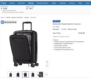Samsonite Variate Spinner Carry-on - Picture 1 of 6