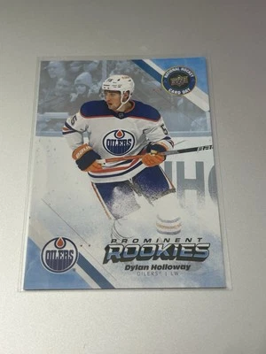2023 Upper Deck National Hockey Card Day #NHCD-10 Dylan Holloway Edmonton RC - Image 1 of 2