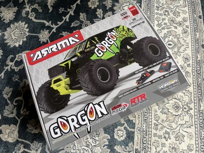 Arrma Gorgon 4X2 MEGA 550 Brushed Monster Truck 1/10 RTR Yellow ARA3230ST1 - Image 1 of 4