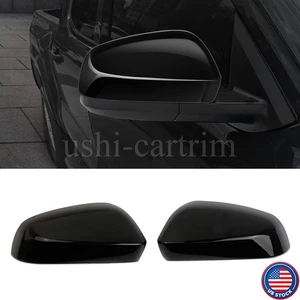 Cubierta de espejo retrovisor lateral negro brillante 2 piezas para Toyota Tacoma 2024 2025 - Imagen 1 de 10