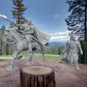 Elf Lord Foot & Mounted - Ideal for MESBG, LOTR, etc 28mm Wargames Collectors - Picture 1 of 8
