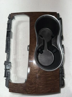 2015-2020 Acura TLX OEM Center Console Cup Holder Trim Wood Panel - Image 1 of 4