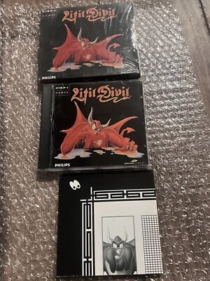Litil Divil (Philips CD-i, 1993) COMPLETE CIB WITH SLIP COVER AND MAP - Image 1 of 4