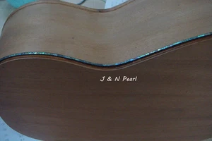 W:1,6 mm L:1520 mm/60" abulón incrustación flexible Paua genuinamente natural - Imagen 1 de 6