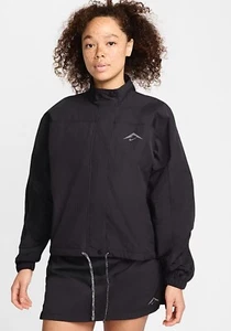 $150 Nike Trail Women’s Repel UV Running Jacket Black Reflective XXS FN5925-010 - Picture 1 of 10