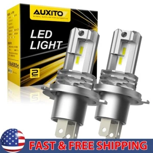 2X AUXITO H4 9003 HB2 24000LM LED Headlight High Low Beam 6500K Bulbs M4 - Picture 1 of 12