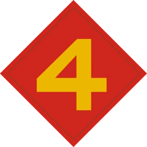 USMC Headquarters Battalion 4th Marine Division Fighting 4th Marines Patch U.S. - Picture 1 of 1