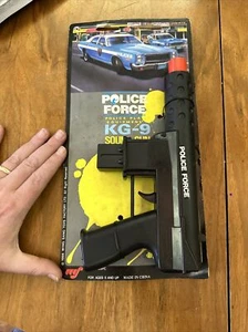 VTG TOY GUN 1988 80s KG-9 POLICE FORCE WING SANG NEW Sound Gun Vintage NOS NIB - Picture 1 of 7