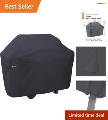 Luxury Water-Resistant 80-Inch BBQ Grill Cover with Heavy-Duty Protection - image 1 of 4