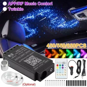 Car Home Headliner Twinkle Meteor Star Light Kit Roof Ceiling Fiber Optic Lights - Picture 1 of 25