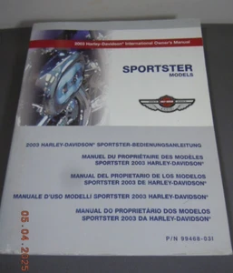 2003 Harley Davidson Sportster International Service Repair Owners Manual - Foto 1 di 3
