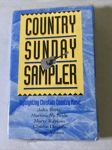 Country Sunday Sampler Cassette - Christian Country 1995 New Martina McBride - Picture 1 of 2