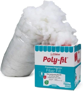 Fairfield PF-5 Poly-Fil Premium Fiber , White - Picture 1 of 12