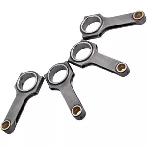 Bielas de viga H para Honda Civic CRX D16 serie D forjado 4140 biela de acero - Imagen 1 de 8