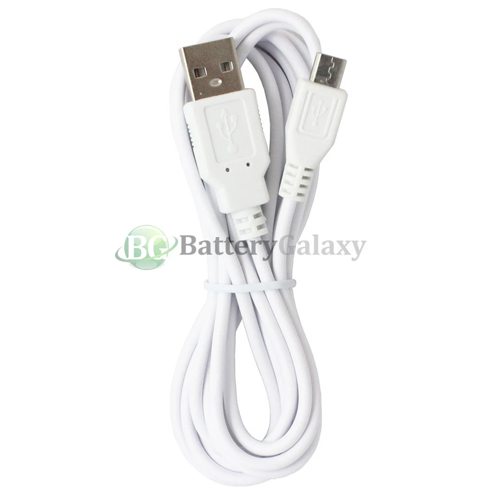 Micro USB 6FT Charger Cable for Android Phone ZTE Avid Plus Blade V7 Sonata 3 - Image 1 of 4