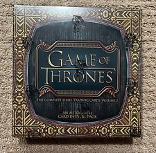 Rittenhouse Game of Thrones Complete Series 2 HOBBY BOX Factory Sealed 3 Autos