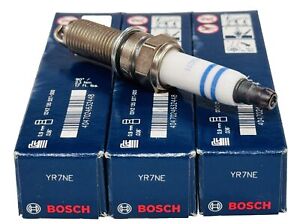3 Piece Spark Plug-Nickel Bosch YR7NE For  2008-15 Smart Fortwo 1.0L-L3