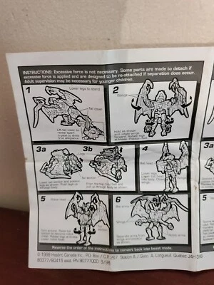 Beast Wars Transmetal 2 Sonar Instructions - Image 1 of 3