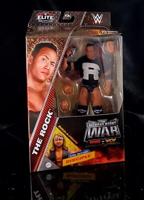 WWE Elite Monday Night War The Rock  Wrestling Action Figure Wave 3 Mattel NEW - Image 1 of 4