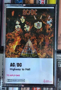 AC/DC - HIGHWAY TO HELL Cassette Tape 1979 TC-APLP-040 Australian Scarce Release - Picture 1 of 3
