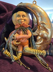 Seltene Mark Roberts Kürbis Mond Puppe Figur HALLOWEEN - Bild 1 von 4
