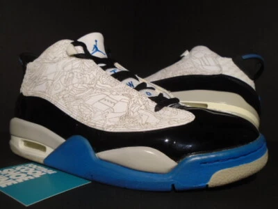 Nike Air Jordan Dub-Zero XX 20 2005 blanco negro foto láser azul 311046-102 8 Foto 1 de 4