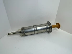 Early, vintage Hand Held Sausage Stuffer, Metal and Wood. NICE - Picture 1 of 11