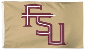 Florida State Seminoles FSU LETTERMARK STYLE Official NCAA 3'x5' DELUXE FLAG - Picture 1 of 1