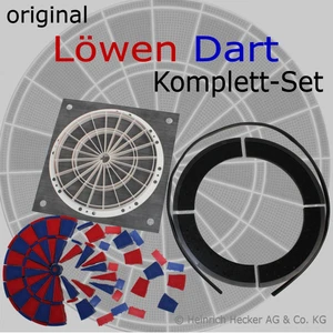NEU Löwen Dart Komplettset Segmente Spider Kontaktmatte Aussenring Kantenschutz - Bild 1 von 1