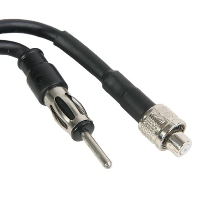 CARTREND Adaptador de antena Hembra Hirschmann a conector DIN 150 ohmios antena radio coche