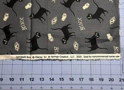 Disney Hocus Pocus Binx Black Cats Lovers Halloween Costume 100% COTTON BTFQ NEW - Image 1 of 4
