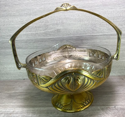 Frutero Art Nouveaux WMF con mango alemán c.1900 antiguo Foto 1 de 4