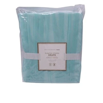 NOVA piscina Pottery Barn Teen listras plissadas drapeadas 44 pol x 84 pol - Imagem 1 de 4