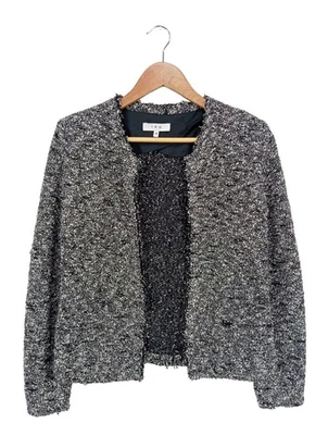 IRO Chaqueta corta Mujeres Chaqueta Talla EU 36 gris claro look casual - Imagen 1 de 4