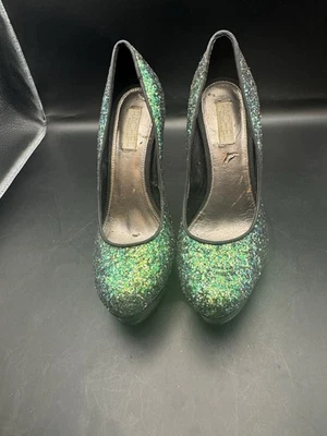 Disfraz de Tacones Rachel Roy Keendan Brillantes Para Mujer, Fiesta, Vacaciones Talla 6 Foto 1 de 4