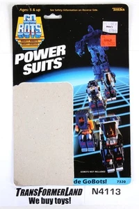 Paquete Powersuits Tonka Gobots GBP1 (sucio) - Imagen 1 de 2