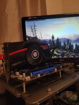 AMD Radeon HD7770 PCS+ Powercolor Retro PC Gaming  Graphics Card  gfx nvidia - Image 1 of 4