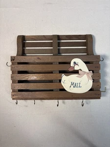 Llavero de correo rústico vintage con ganso - Imagen 1 de 9