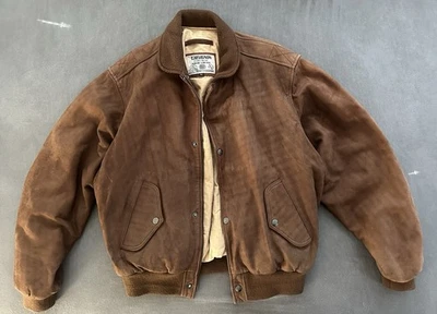 Chevignon Nubuk Lederjacke Blouson Pilot Vintage Slim Fit - Bild 1 von 4