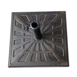 42 lb Heavy Duty Square Base Stand for Outdoor Patio Market Table Umbrella, B... - Picture 1 of 7
