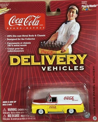 Coca-Cola Johnny Lightning Delivery 1955 Ford Panel Delivery Real Wheels Series - Image 1 of 4