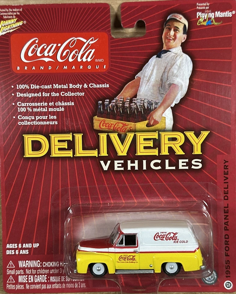 Coca-Cola Johnny Lightning Delivery 1955 Ford Panel Delivery Real Wheels Series - Image 1 of 4