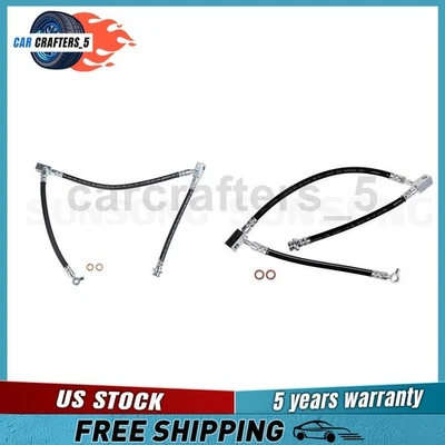 2 Front Brake Hydraulic Hose For 2004 2005 2006 INFINITI G35 3.5L - Image 1 of 4