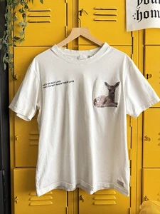Burberry Deer Tee Large They Do Not Love - Picture 1 of 4
