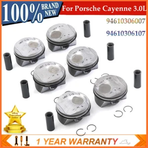 Pistons & Rings Set STD For Porsche Macan Panamera S 4S 3.0T V6 970 95B Engine - Picture 1 of 10