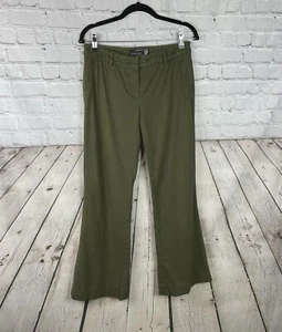Theory Womens Size 6 Army Gray Bootcut Pants EUC - Picture 1 of 9