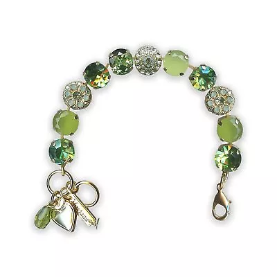 Bracelet by Mariana My Treasures Coll. Exquisite Peridot, Green Opal, Chrysol... - Image 1 of 3